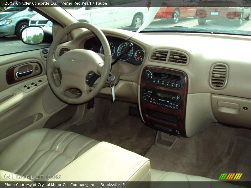 Inferno Red Pearl / Taupe 2002 Chrysler Concorde LXi