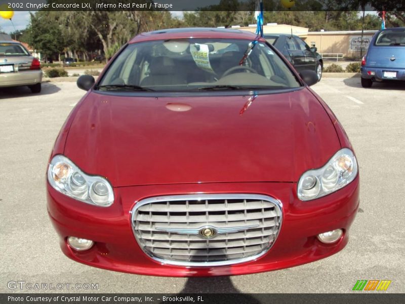 Inferno Red Pearl / Taupe 2002 Chrysler Concorde LXi