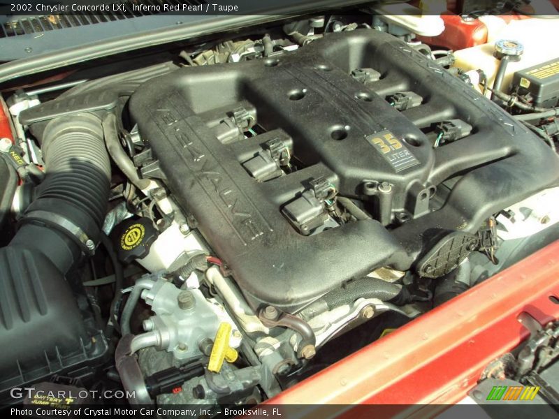 Inferno Red Pearl / Taupe 2002 Chrysler Concorde LXi