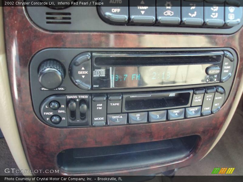Inferno Red Pearl / Taupe 2002 Chrysler Concorde LXi