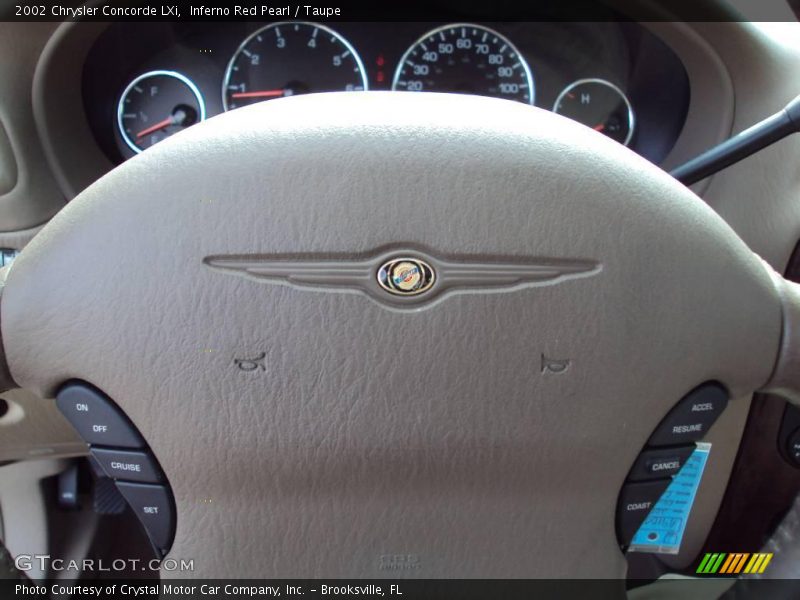 Inferno Red Pearl / Taupe 2002 Chrysler Concorde LXi