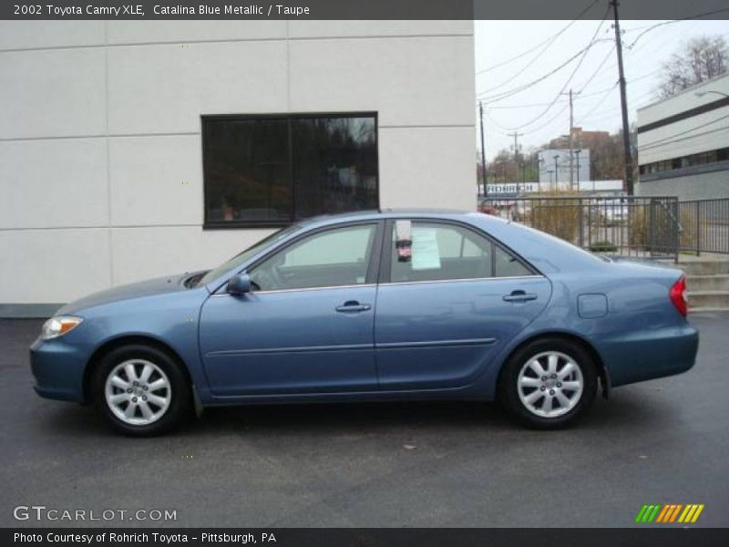 Catalina Blue Metallic / Taupe 2002 Toyota Camry XLE
