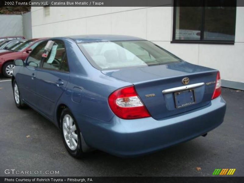 Catalina Blue Metallic / Taupe 2002 Toyota Camry XLE