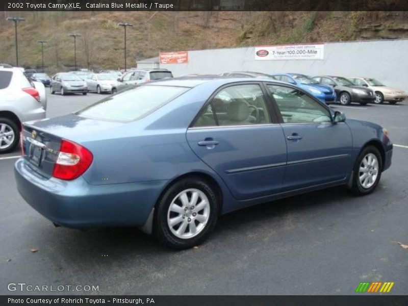 Catalina Blue Metallic / Taupe 2002 Toyota Camry XLE