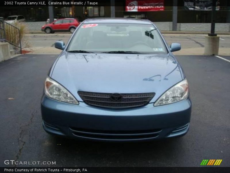 Catalina Blue Metallic / Taupe 2002 Toyota Camry XLE