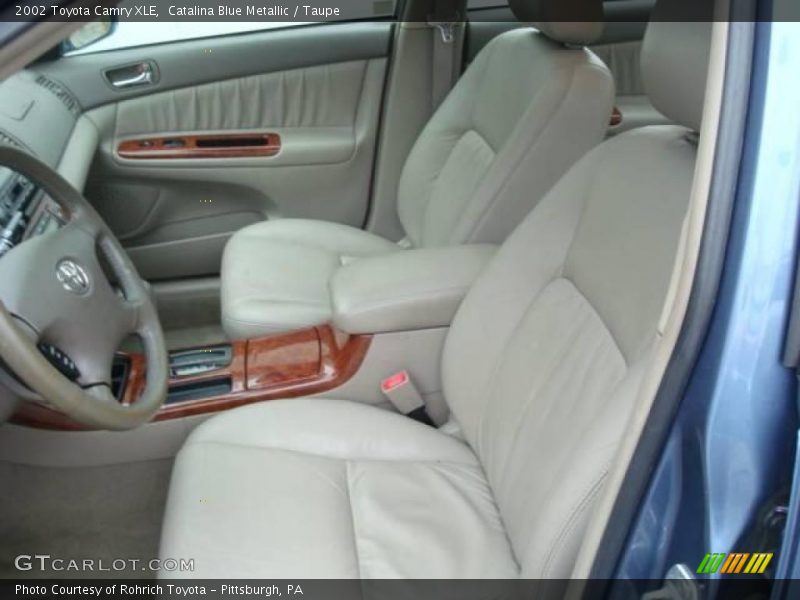 Catalina Blue Metallic / Taupe 2002 Toyota Camry XLE