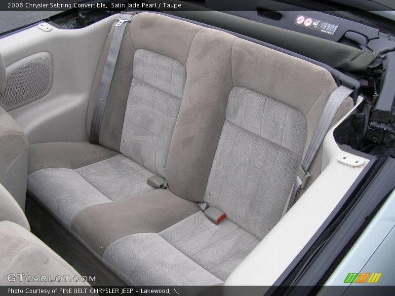 Satin Jade Pearl / Taupe 2006 Chrysler Sebring Convertible