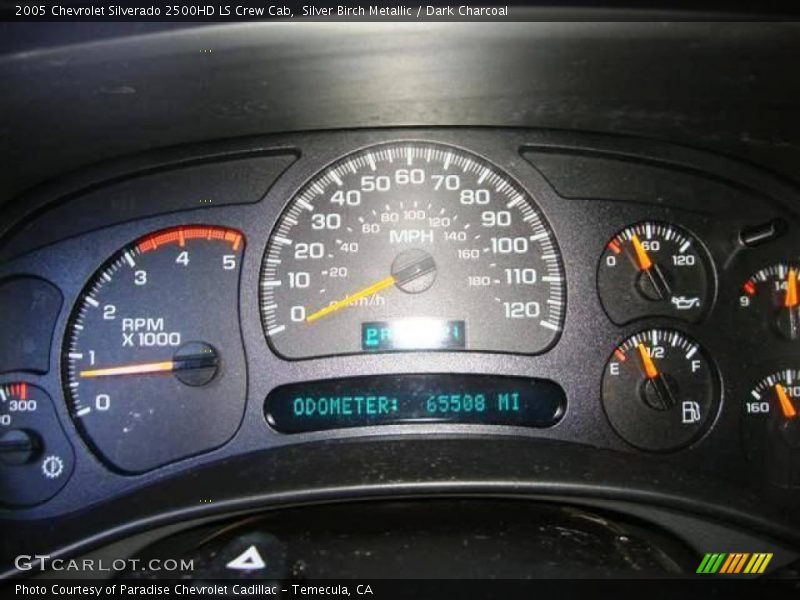 Silver Birch Metallic / Dark Charcoal 2005 Chevrolet Silverado 2500HD LS Crew Cab