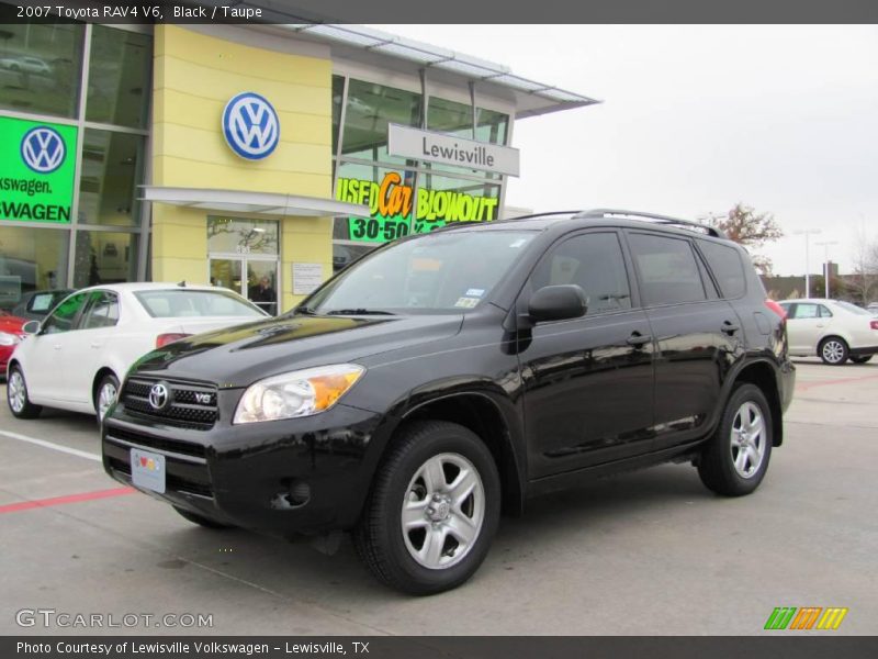 Black / Taupe 2007 Toyota RAV4 V6