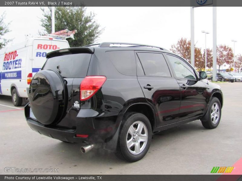 Black / Taupe 2007 Toyota RAV4 V6