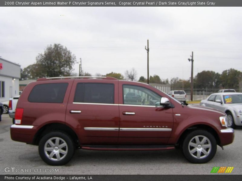 Cognac Crystal Pearl / Dark Slate Gray/Light Slate Gray 2008 Chrysler Aspen Limited Walter P Chrysler Signature Series