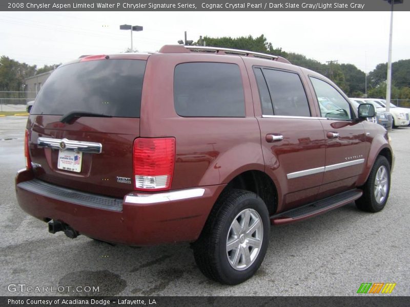 Cognac Crystal Pearl / Dark Slate Gray/Light Slate Gray 2008 Chrysler Aspen Limited Walter P Chrysler Signature Series