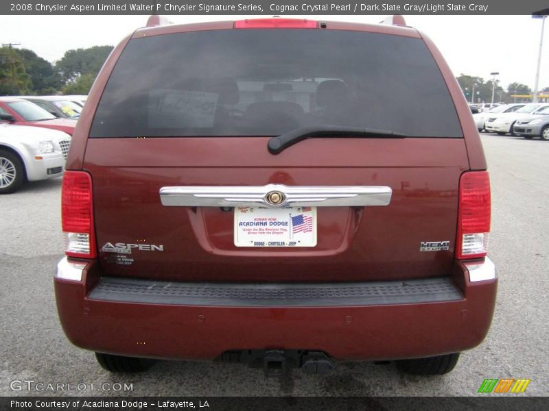 Cognac Crystal Pearl / Dark Slate Gray/Light Slate Gray 2008 Chrysler Aspen Limited Walter P Chrysler Signature Series