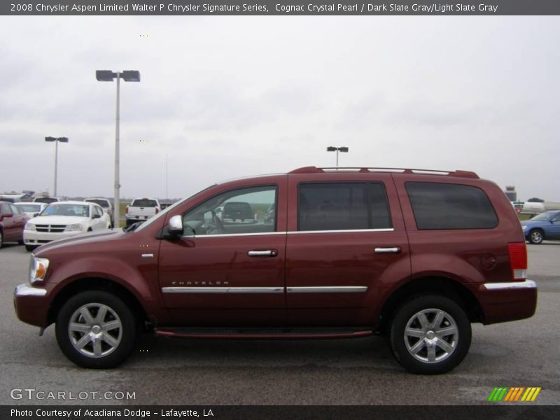 Cognac Crystal Pearl / Dark Slate Gray/Light Slate Gray 2008 Chrysler Aspen Limited Walter P Chrysler Signature Series