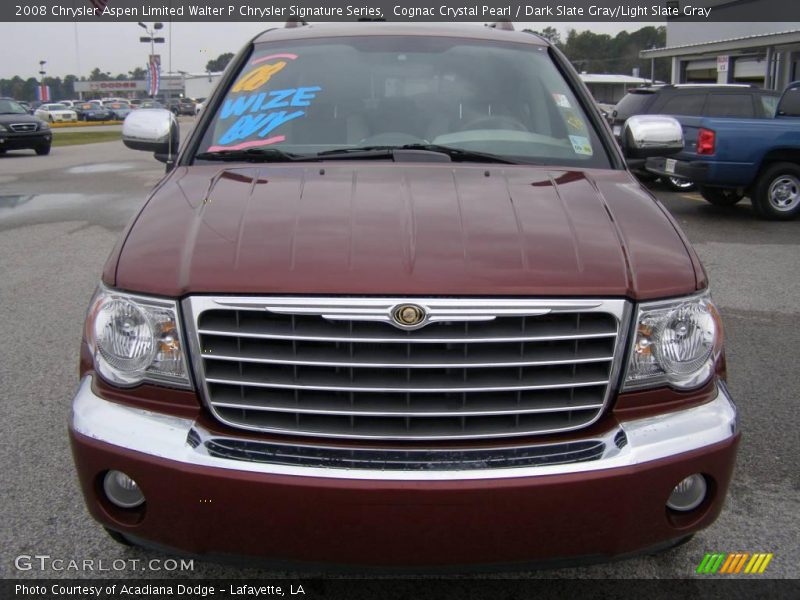 Cognac Crystal Pearl / Dark Slate Gray/Light Slate Gray 2008 Chrysler Aspen Limited Walter P Chrysler Signature Series