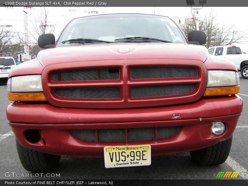 Chili Pepper Red / Gray 1998 Dodge Durango SLT 4x4