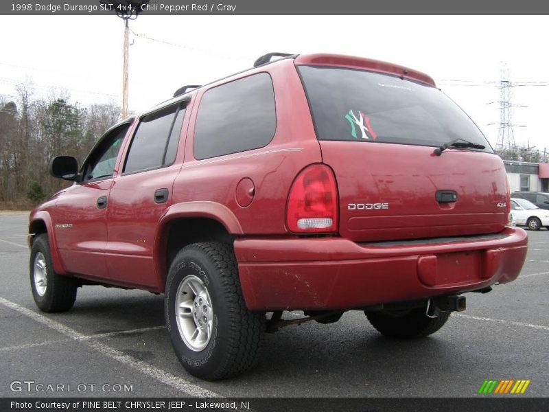 Chili Pepper Red / Gray 1998 Dodge Durango SLT 4x4