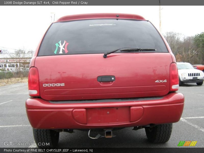 Chili Pepper Red / Gray 1998 Dodge Durango SLT 4x4