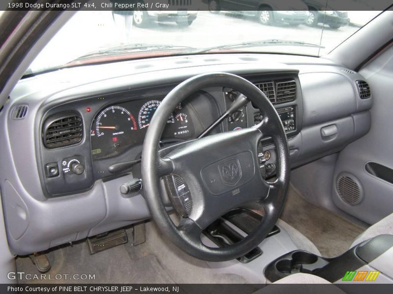 Chili Pepper Red / Gray 1998 Dodge Durango SLT 4x4