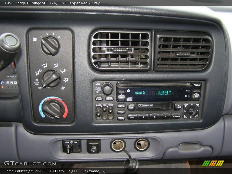 Chili Pepper Red / Gray 1998 Dodge Durango SLT 4x4