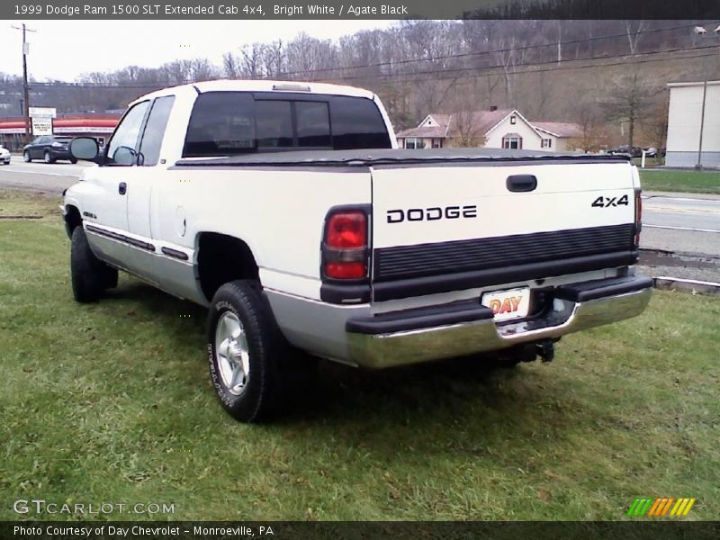 Bright White / Agate Black 1999 Dodge Ram 1500 SLT Extended Cab 4x4