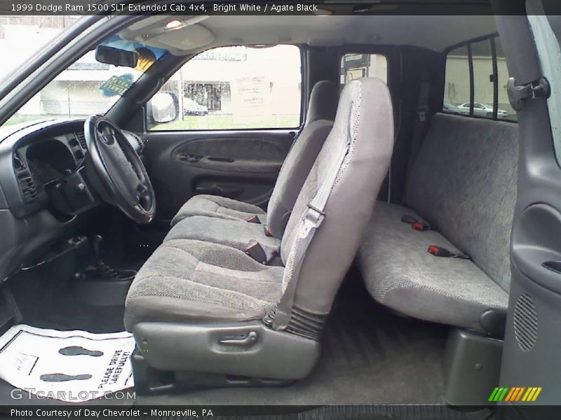 Bright White / Agate Black 1999 Dodge Ram 1500 SLT Extended Cab 4x4
