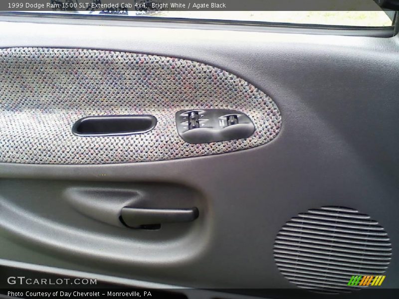 Bright White / Agate Black 1999 Dodge Ram 1500 SLT Extended Cab 4x4