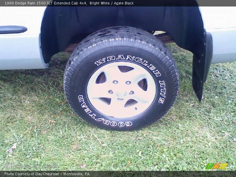 Bright White / Agate Black 1999 Dodge Ram 1500 SLT Extended Cab 4x4