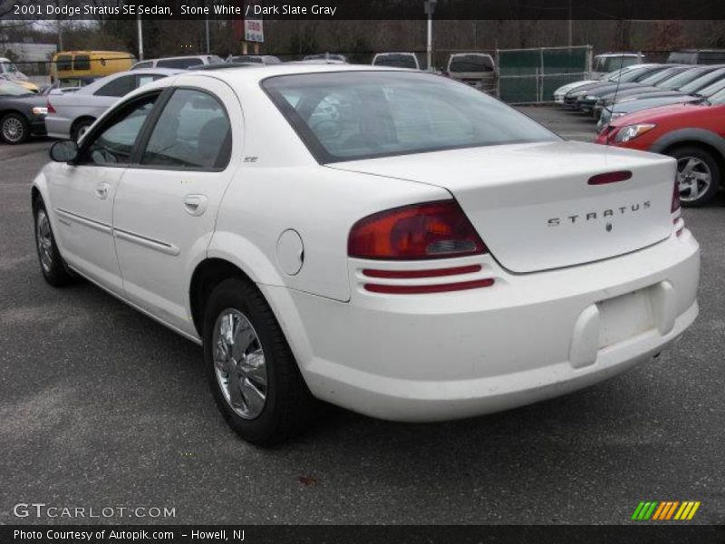 Stone White / Dark Slate Gray 2001 Dodge Stratus SE Sedan