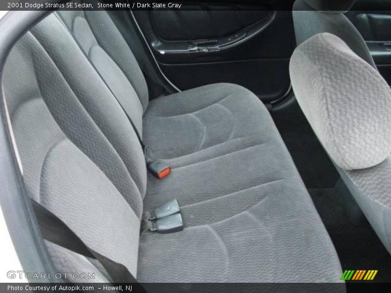 Stone White / Dark Slate Gray 2001 Dodge Stratus SE Sedan