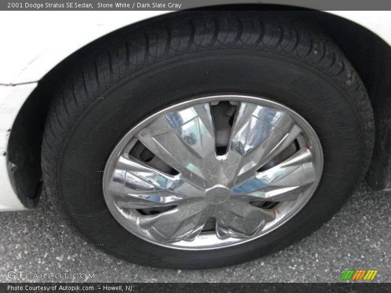 Stone White / Dark Slate Gray 2001 Dodge Stratus SE Sedan