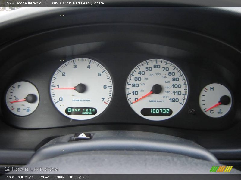 Dark Garnet Red Pearl / Agate 1999 Dodge Intrepid ES