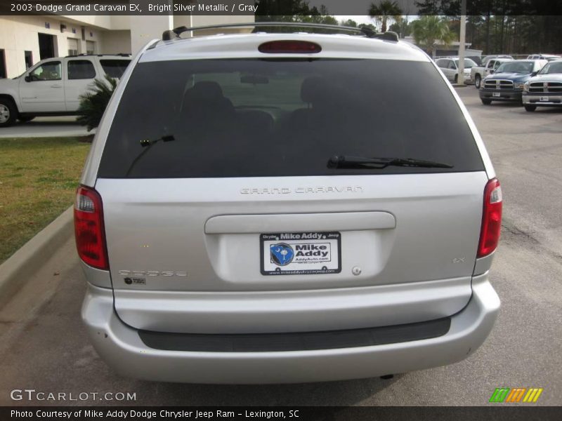 Bright Silver Metallic / Gray 2003 Dodge Grand Caravan EX