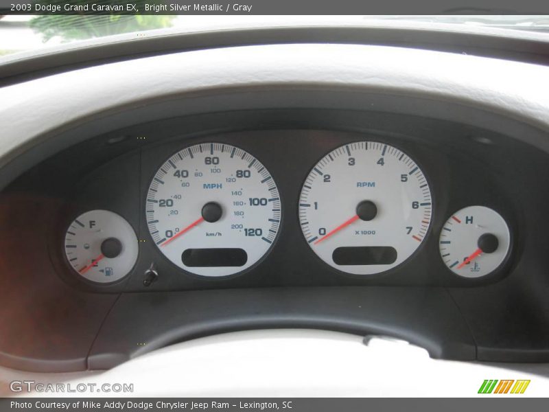 Bright Silver Metallic / Gray 2003 Dodge Grand Caravan EX