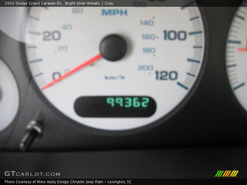 Bright Silver Metallic / Gray 2003 Dodge Grand Caravan EX
