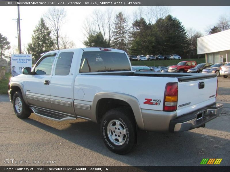 Summit White / Graphite 2000 Chevrolet Silverado 1500 Z71 Extended Cab 4x4
