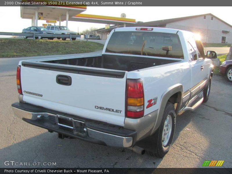 Summit White / Graphite 2000 Chevrolet Silverado 1500 Z71 Extended Cab 4x4