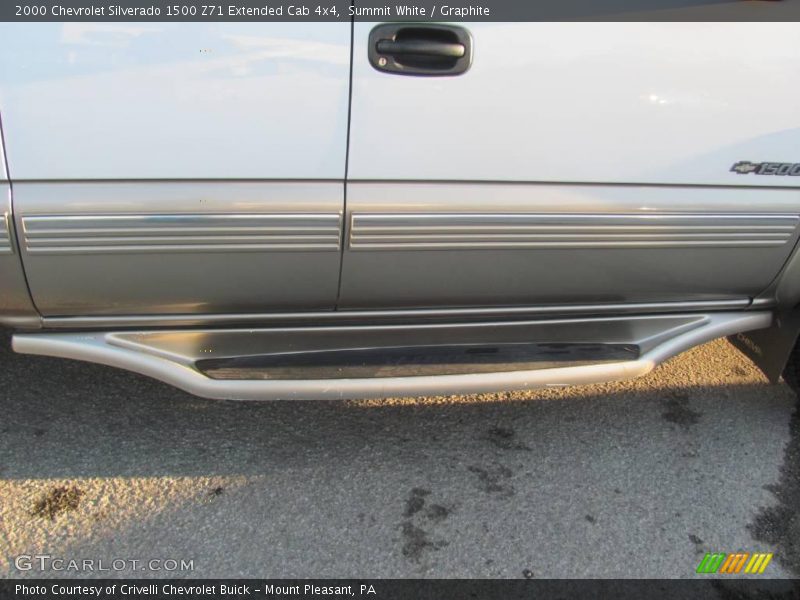 Summit White / Graphite 2000 Chevrolet Silverado 1500 Z71 Extended Cab 4x4