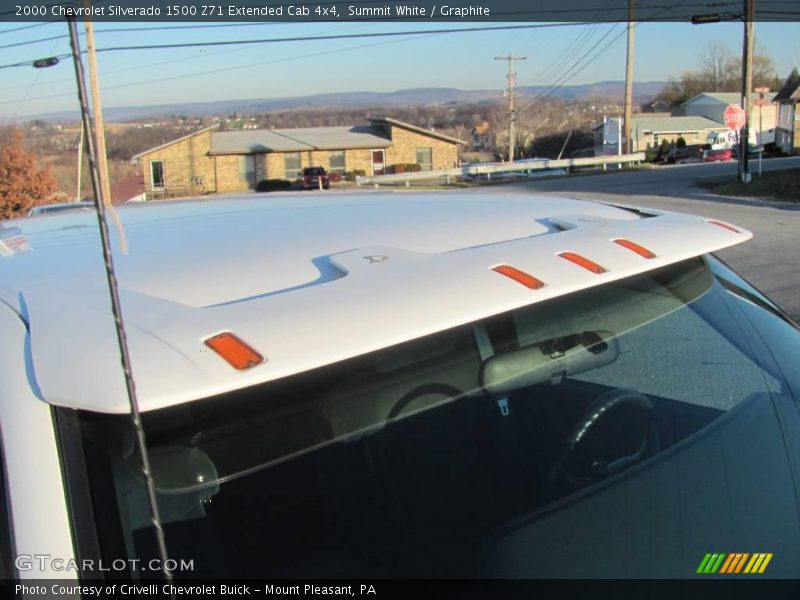 Summit White / Graphite 2000 Chevrolet Silverado 1500 Z71 Extended Cab 4x4
