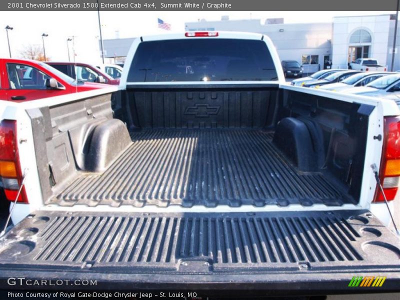 Summit White / Graphite 2001 Chevrolet Silverado 1500 Extended Cab 4x4