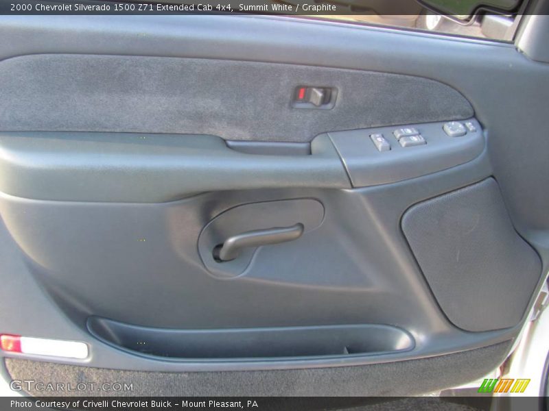 Summit White / Graphite 2000 Chevrolet Silverado 1500 Z71 Extended Cab 4x4