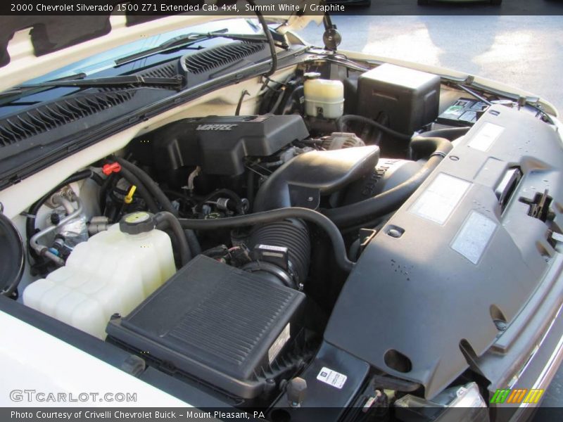 Summit White / Graphite 2000 Chevrolet Silverado 1500 Z71 Extended Cab 4x4