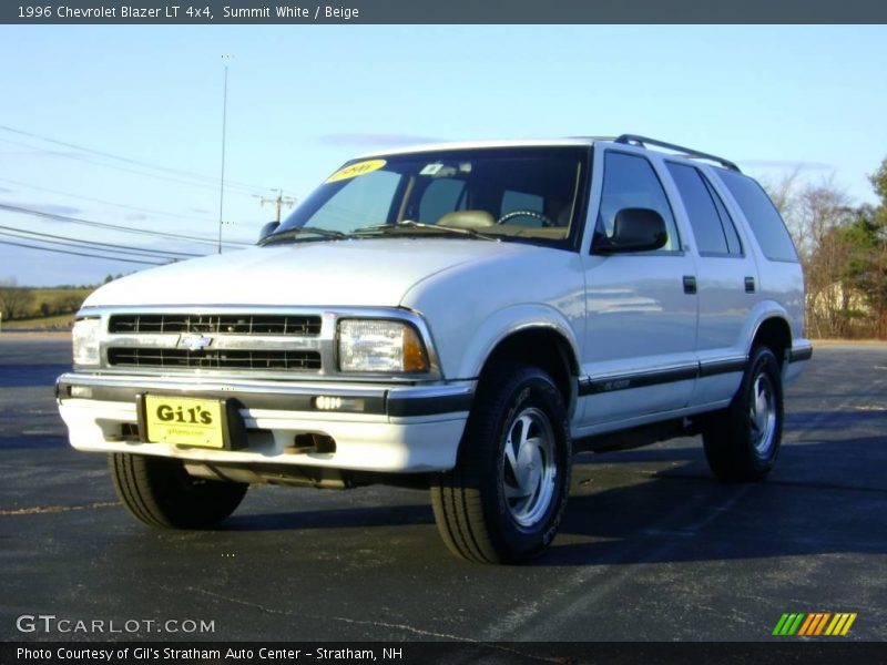 Summit White / Beige 1996 Chevrolet Blazer LT 4x4