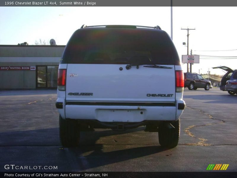 Summit White / Beige 1996 Chevrolet Blazer LT 4x4