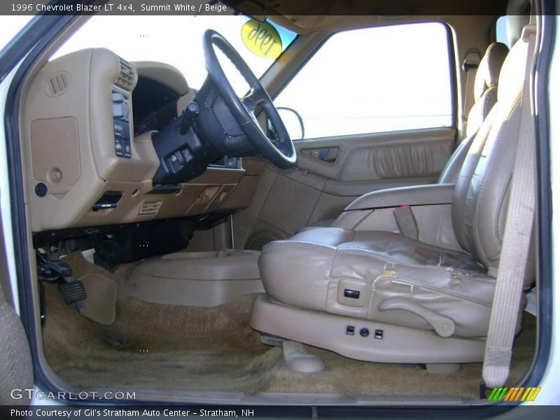 Summit White / Beige 1996 Chevrolet Blazer LT 4x4