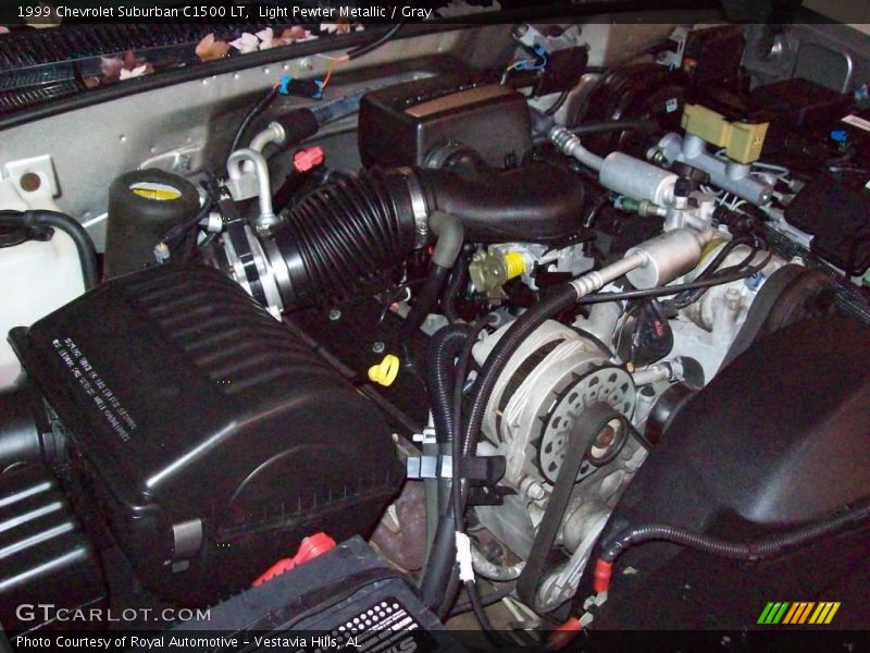 Light Pewter Metallic / Gray 1999 Chevrolet Suburban C1500 LT