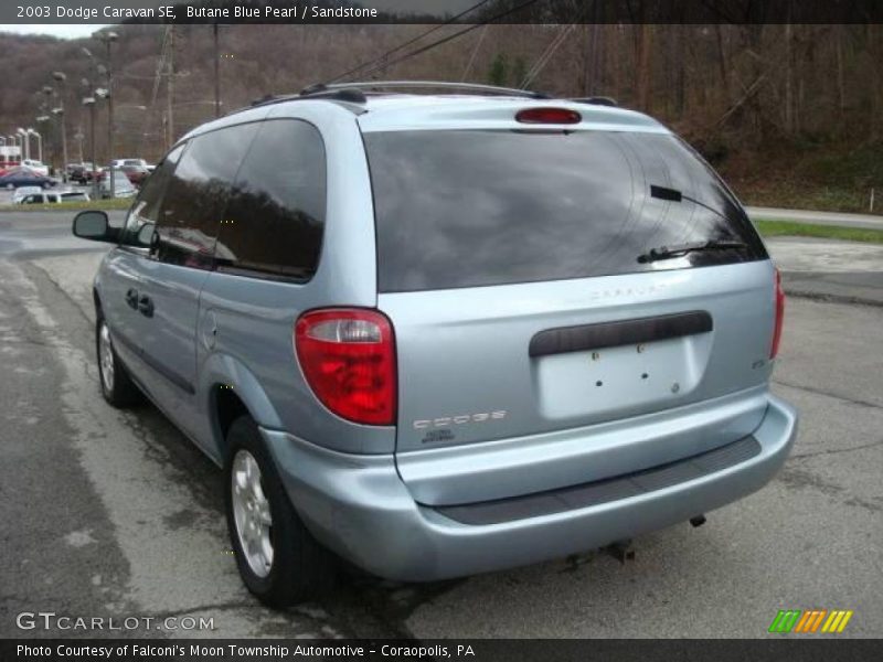 Butane Blue Pearl / Sandstone 2003 Dodge Caravan SE