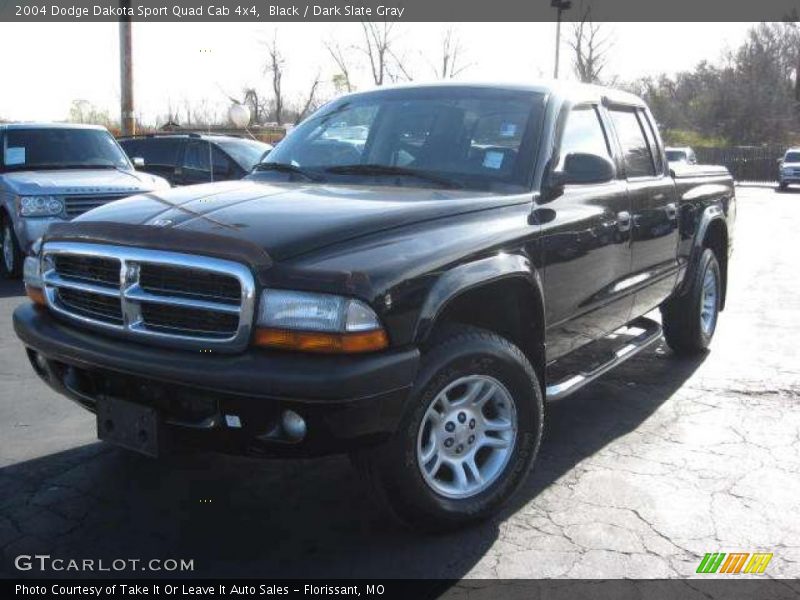 Black / Dark Slate Gray 2004 Dodge Dakota Sport Quad Cab 4x4
