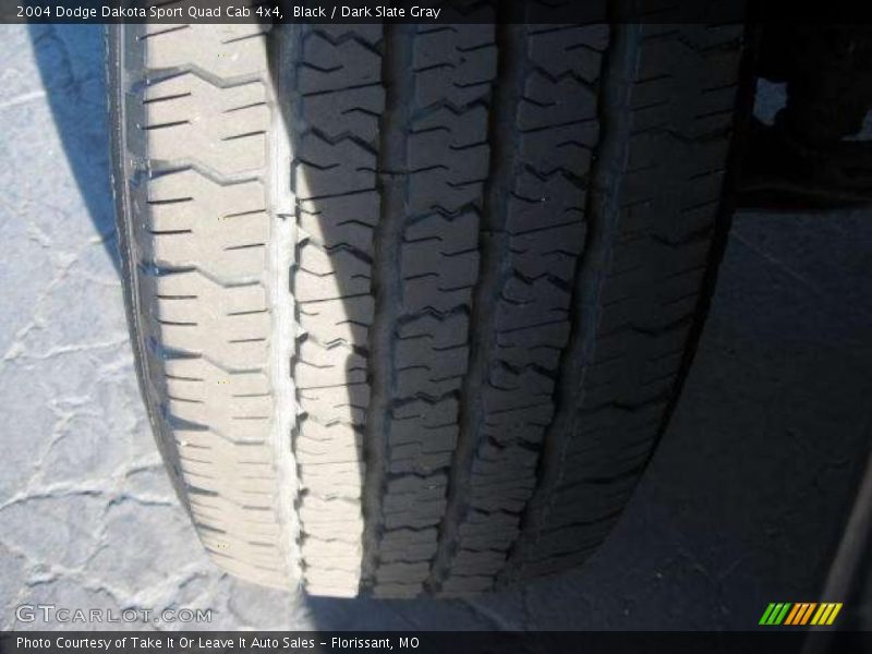 Black / Dark Slate Gray 2004 Dodge Dakota Sport Quad Cab 4x4