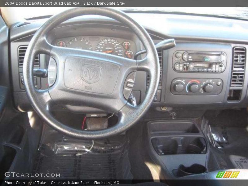 Black / Dark Slate Gray 2004 Dodge Dakota Sport Quad Cab 4x4